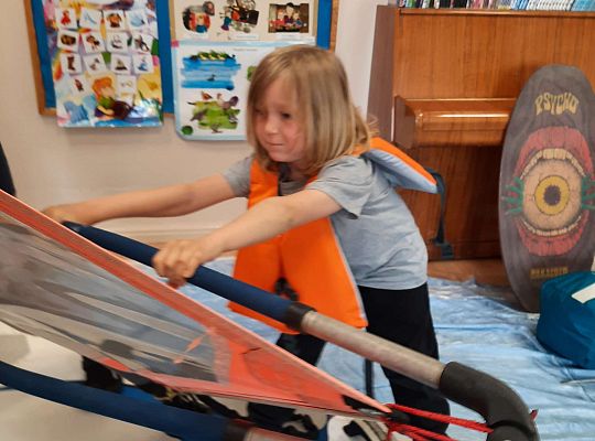 Gr. III i IV - "Aktywnie spędzamy czas wolny"- spotkanie z Zuzanną Gołębiewską członkinią Łebskiego Klubu Żeglarskiego