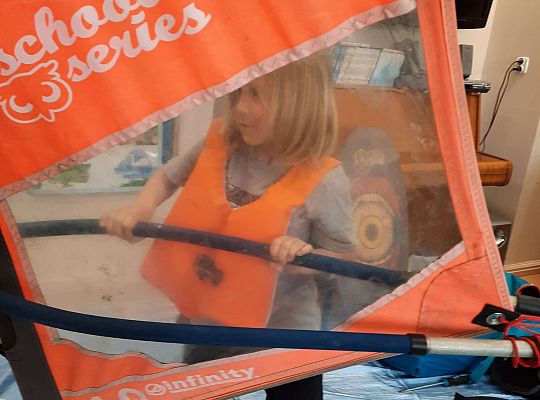 Gr. III i IV - "Aktywnie spędzamy czas wolny"- spotkanie z Zuzanną Gołębiewską członkinią Łebskiego Klubu Żeglarskiego