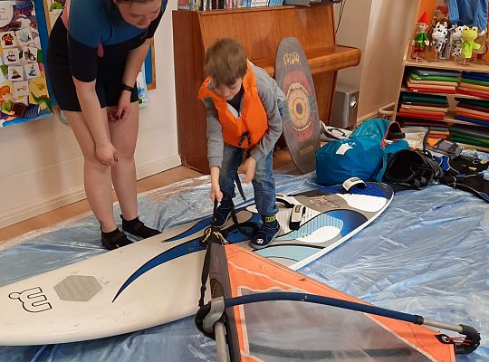 Gr. III i IV - "Aktywnie spędzamy czas wolny"- spotkanie z Zuzanną Gołębiewską członkinią Łebskiego Klubu Żeglarskiego