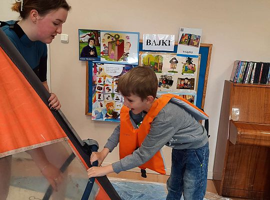 Gr. III i IV - "Aktywnie spędzamy czas wolny"- spotkanie z Zuzanną Gołębiewską członkinią Łebskiego Klubu Żeglarskiego
