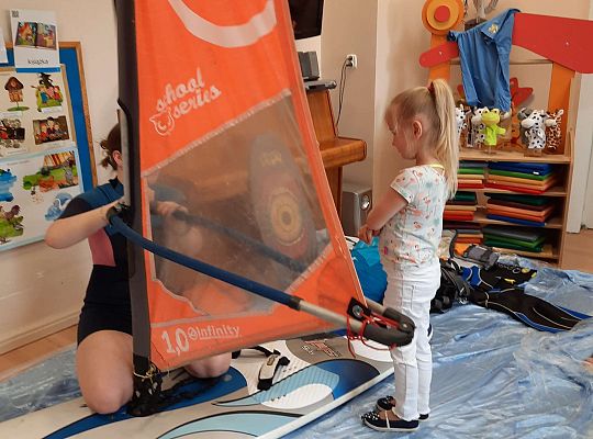 Gr. III i IV - "Aktywnie spędzamy czas wolny"- spotkanie z Zuzanną Gołębiewską członkinią Łebskiego Klubu Żeglarskiego