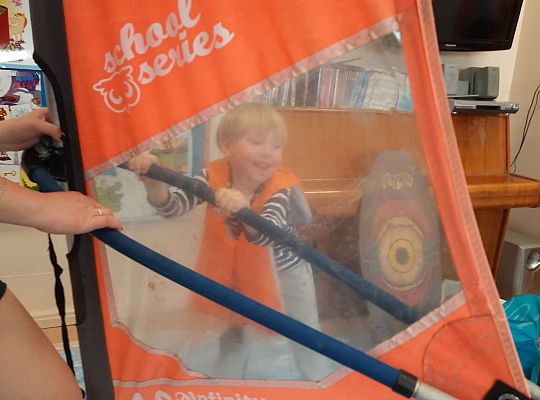 Gr. III i IV - "Aktywnie spędzamy czas wolny"- spotkanie z Zuzanną Gołębiewską członkinią Łebskiego Klubu Żeglarskiego