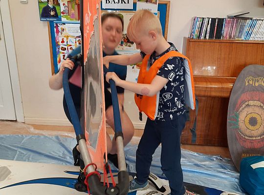 Gr. III i IV - "Aktywnie spędzamy czas wolny"- spotkanie z Zuzanną Gołębiewską członkinią Łebskiego Klubu Żeglarskiego