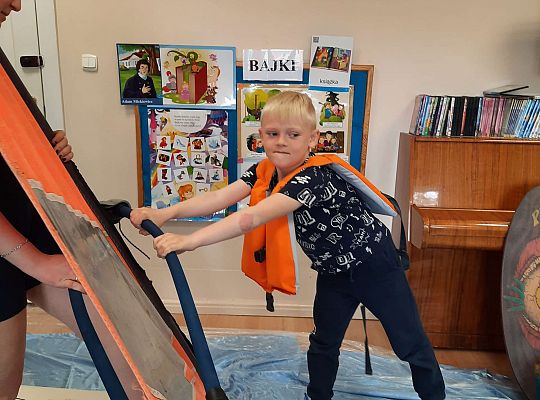 Gr. III i IV - "Aktywnie spędzamy czas wolny"- spotkanie z Zuzanną Gołębiewską członkinią Łebskiego Klubu Żeglarskiego