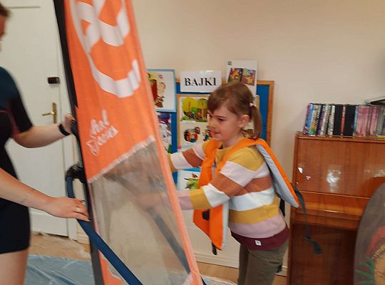 Gr. III i IV - "Aktywnie spędzamy czas wolny"- spotkanie z Zuzanną Gołębiewską członkinią Łebskiego Klubu Żeglarskiego