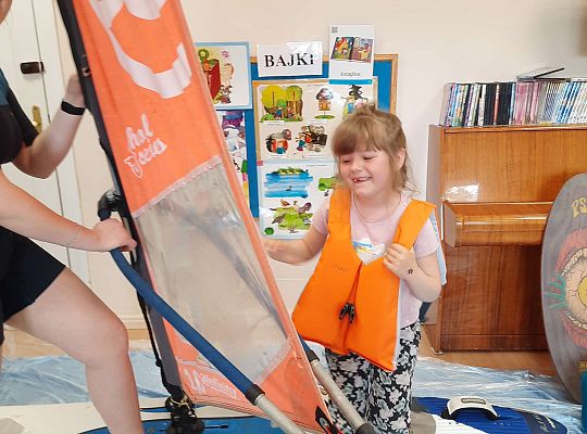 Gr. III i IV - "Aktywnie spędzamy czas wolny"- spotkanie z Zuzanną Gołębiewską członkinią Łebskiego Klubu Żeglarskiego