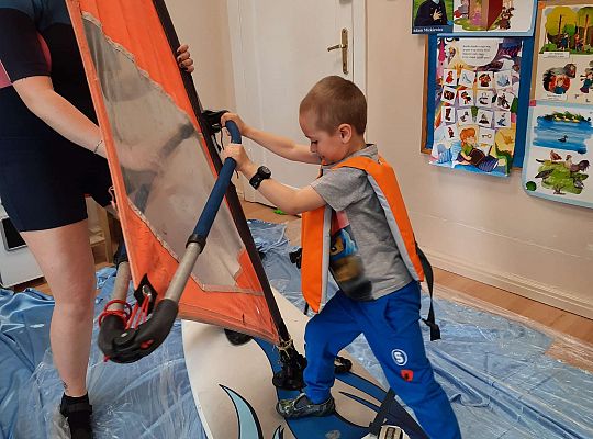 Gr. III i IV - "Aktywnie spędzamy czas wolny"- spotkanie z Zuzanną Gołębiewską członkinią Łebskiego Klubu Żeglarskiego