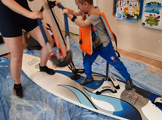 Gr. III i IV - "Aktywnie spędzamy czas wolny"- spotkanie z Zuzanną Gołębiewską członkinią Łebskiego Klubu Żeglarskiego