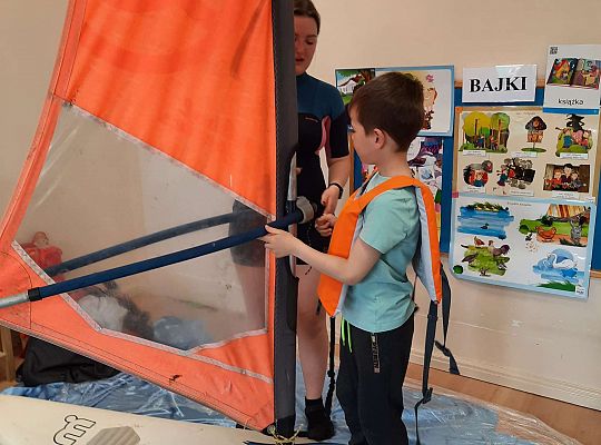 Gr. III i IV - "Aktywnie spędzamy czas wolny"- spotkanie z Zuzanną Gołębiewską członkinią Łebskiego Klubu Żeglarskiego