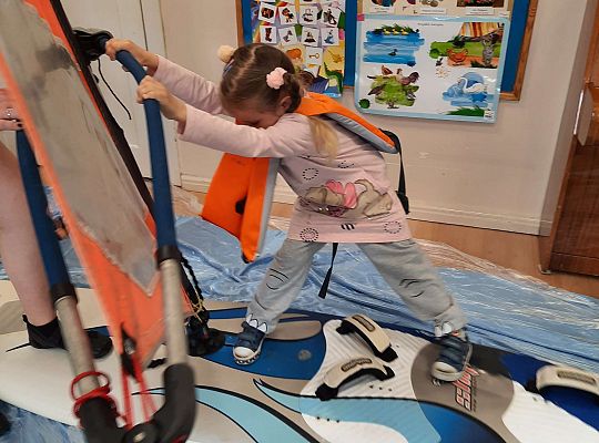 Gr. III i IV - "Aktywnie spędzamy czas wolny"- spotkanie z Zuzanną Gołębiewską członkinią Łebskiego Klubu Żeglarskiego