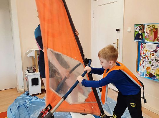 Gr. III i IV - "Aktywnie spędzamy czas wolny"- spotkanie z Zuzanną Gołębiewską członkinią Łebskiego Klubu Żeglarskiego