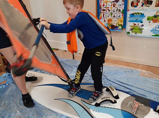 Gr. III i IV - "Aktywnie spędzamy czas wolny"- spotkanie z Zuzanną Gołębiewską członkinią Łebskiego Klubu Żeglarskiego