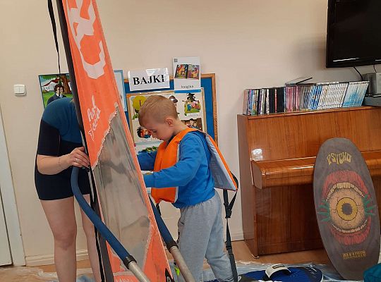 Gr. III i IV - "Aktywnie spędzamy czas wolny"- spotkanie z Zuzanną Gołębiewską członkinią Łebskiego Klubu Żeglarskiego