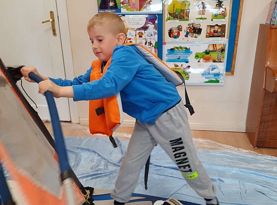 Gr. III i IV - "Aktywnie spędzamy czas wolny"- spotkanie z Zuzanną Gołębiewską członkinią Łebskiego Klubu Żeglarskiego