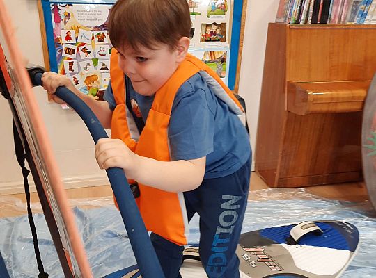 Gr. III i IV - "Aktywnie spędzamy czas wolny"- spotkanie z Zuzanną Gołębiewską członkinią Łebskiego Klubu Żeglarskiego