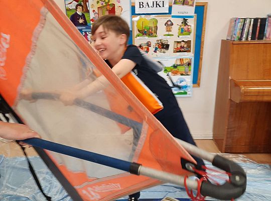 Gr. III i IV - "Aktywnie spędzamy czas wolny"- spotkanie z Zuzanną Gołębiewską członkinią Łebskiego Klubu Żeglarskiego