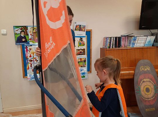 Gr. III i IV - "Aktywnie spędzamy czas wolny"- spotkanie z Zuzanną Gołębiewską członkinią Łebskiego Klubu Żeglarskiego