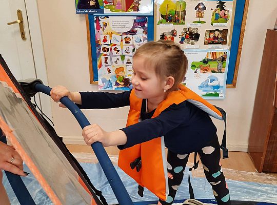 Gr. III i IV - "Aktywnie spędzamy czas wolny"- spotkanie z Zuzanną Gołębiewską członkinią Łebskiego Klubu Żeglarskiego