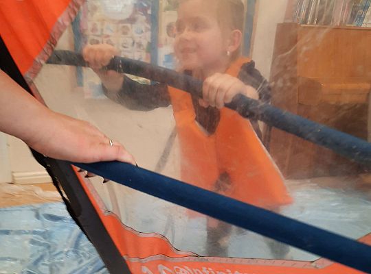 Gr. III i IV - "Aktywnie spędzamy czas wolny"- spotkanie z Zuzanną Gołębiewską członkinią Łebskiego Klubu Żeglarskiego