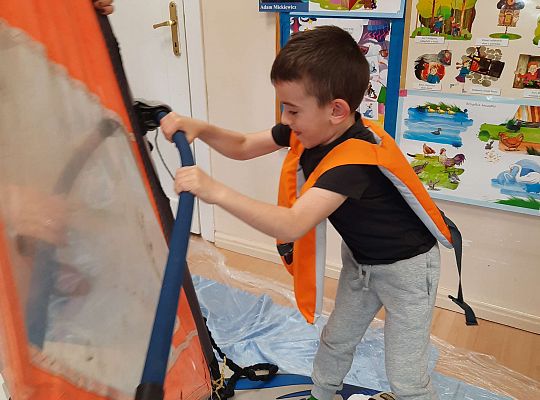 Gr. III i IV - "Aktywnie spędzamy czas wolny"- spotkanie z Zuzanną Gołębiewską członkinią Łebskiego Klubu Żeglarskiego