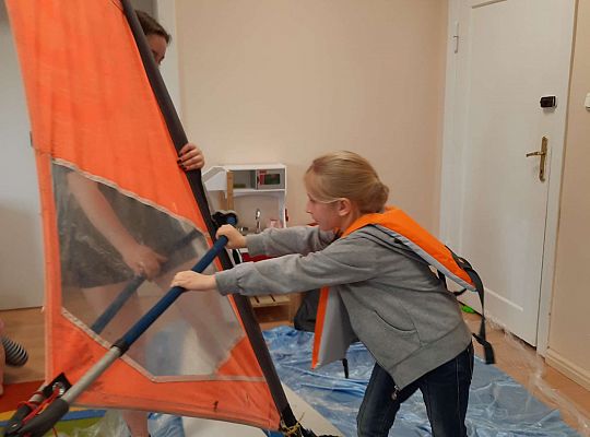 Gr. III i IV - "Aktywnie spędzamy czas wolny"- spotkanie z Zuzanną Gołębiewską członkinią Łebskiego Klubu Żeglarskiego