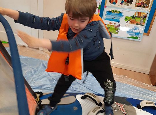 Gr. III i IV - "Aktywnie spędzamy czas wolny"- spotkanie z Zuzanną Gołębiewską członkinią Łebskiego Klubu Żeglarskiego