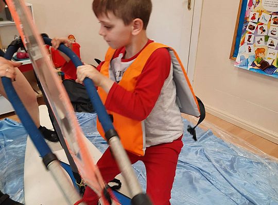 Gr. III i IV - "Aktywnie spędzamy czas wolny"- spotkanie z Zuzanną Gołębiewską członkinią Łebskiego Klubu Żeglarskiego