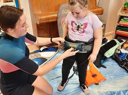 Gr. III i IV - "Aktywnie spędzamy czas wolny"- spotkanie z Zuzanną Gołębiewską członkinią Łebskiego Klubu Żeglarskiego