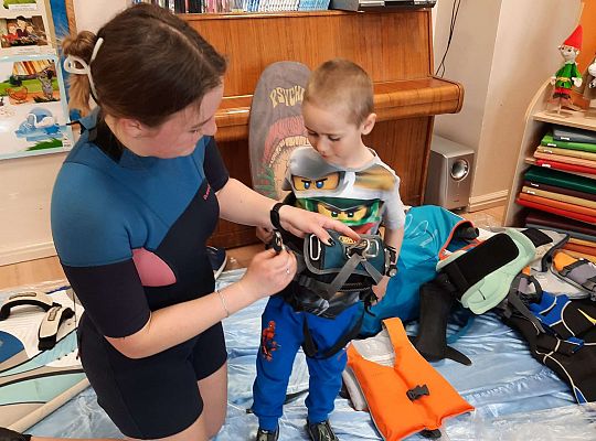 Gr. III i IV - "Aktywnie spędzamy czas wolny"- spotkanie z Zuzanną Gołębiewską członkinią Łebskiego Klubu Żeglarskiego