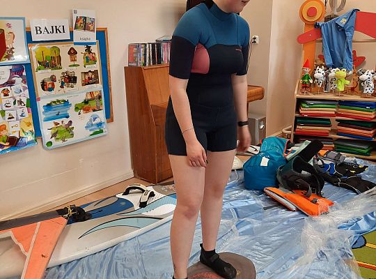 Gr. III i IV - "Aktywnie spędzamy czas wolny"- spotkanie z Zuzanną Gołębiewską członkinią Łebskiego Klubu Żeglarskiego