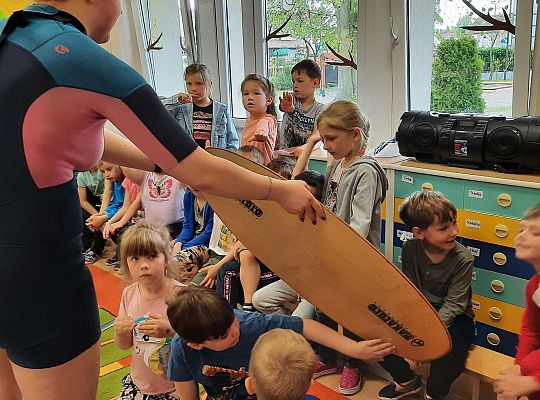 Gr. III i IV - "Aktywnie spędzamy czas wolny"- spotkanie z Zuzanną Gołębiewską członkinią Łebskiego Klubu Żeglarskiego