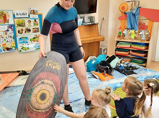 Gr. III i IV - "Aktywnie spędzamy czas wolny"- spotkanie z Zuzanną Gołębiewską członkinią Łebskiego Klubu Żeglarskiego