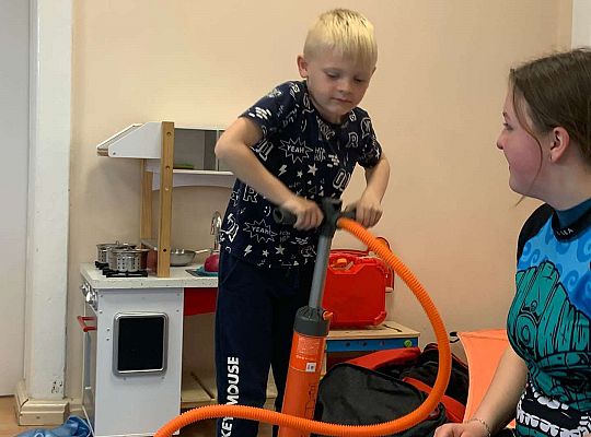 Gr. III i IV - "Aktywnie spędzamy czas wolny"- spotkanie z Zuzanną Gołębiewską członkinią Łebskiego Klubu Żeglarskiego