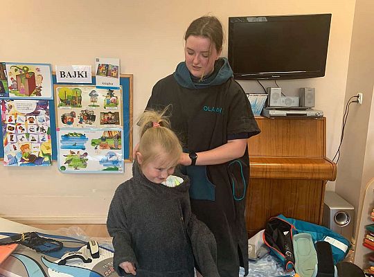 Gr. III i IV - "Aktywnie spędzamy czas wolny"- spotkanie z Zuzanną Gołębiewską członkinią Łebskiego Klubu Żeglarskiego