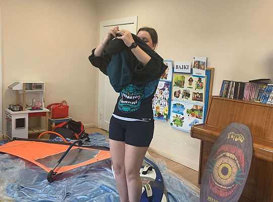 Gr. III i IV - "Aktywnie spędzamy czas wolny"- spotkanie z Zuzanną Gołębiewską członkinią Łebskiego Klubu Żeglarskiego