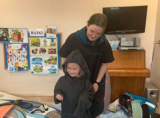 Gr. III i IV - "Aktywnie spędzamy czas wolny"- spotkanie z Zuzanną Gołębiewską członkinią Łebskiego Klubu Żeglarskiego