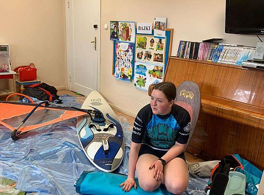 Gr. III i IV - "Aktywnie spędzamy czas wolny"- spotkanie z Zuzanną Gołębiewską członkinią Łebskiego Klubu Żeglarskiego