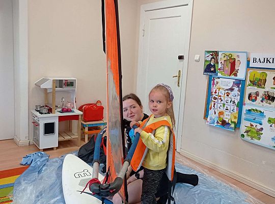 Gr. I i II "Aktywnie spędzamy czas wolny" - spotkanie z Zuzanną Gołębiewską członkinią Łebskiego Klubu Żeglarskiego