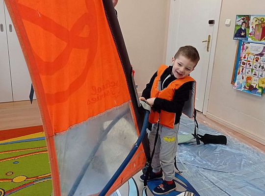 Gr. I i II "Aktywnie spędzamy czas wolny" - spotkanie z Zuzanną Gołębiewską członkinią Łebskiego Klubu Żeglarskiego