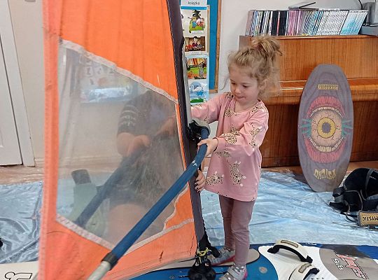 Gr. I i II "Aktywnie spędzamy czas wolny" - spotkanie z Zuzanną Gołębiewską członkinią Łebskiego Klubu Żeglarskiego