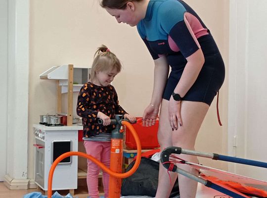 Gr. I i II "Aktywnie spędzamy czas wolny" - spotkanie z Zuzanną Gołębiewską członkinią Łebskiego Klubu Żeglarskiego