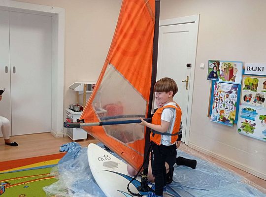 Gr. I i II "Aktywnie spędzamy czas wolny" - spotkanie z Zuzanną Gołębiewską członkinią Łebskiego Klubu Żeglarskiego