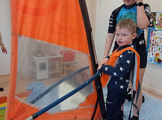 Gr. I i II "Aktywnie spędzamy czas wolny" - spotkanie z Zuzanną Gołębiewską członkinią Łebskiego Klubu Żeglarskiego