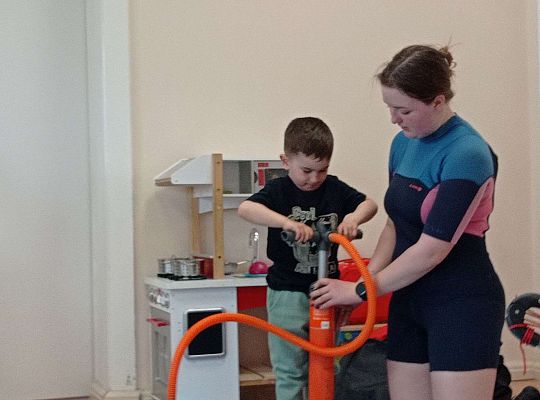 Gr. I i II "Aktywnie spędzamy czas wolny" - spotkanie z Zuzanną Gołębiewską członkinią Łebskiego Klubu Żeglarskiego