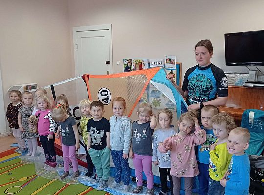 Gr. I i II "Aktywnie spędzamy czas wolny" - spotkanie z Zuzanną Gołębiewską członkinią Łebskiego Klubu Żeglarskiego