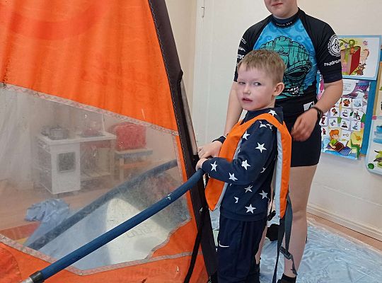 Gr. I i II "Aktywnie spędzamy czas wolny" - spotkanie z Zuzanną Gołębiewską członkinią Łebskiego Klubu Żeglarskiego