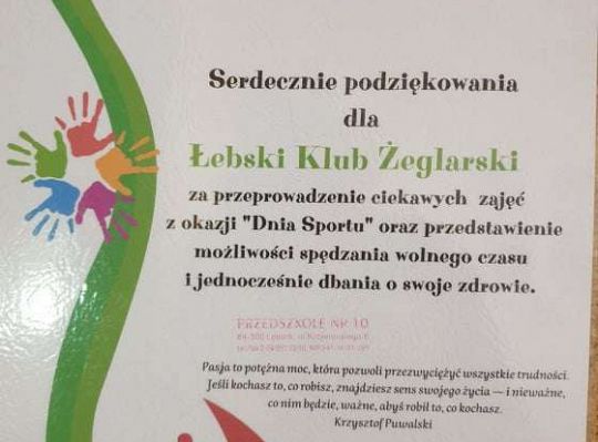 Gr. I i II "Aktywnie spędzamy czas wolny" - spotkanie z Zuzanną Gołębiewską członkinią Łebskiego Klubu Żeglarskiego