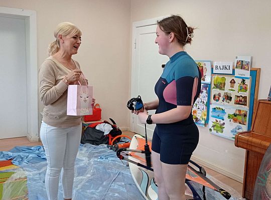 Gr. I i II "Aktywnie spędzamy czas wolny" - spotkanie z Zuzanną Gołębiewską członkinią Łebskiego Klubu Żeglarskiego