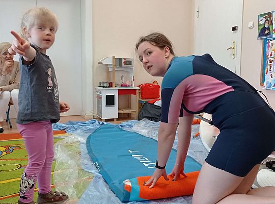 Gr. I i II "Aktywnie spędzamy czas wolny" - spotkanie z Zuzanną Gołębiewską członkinią Łebskiego Klubu Żeglarskiego