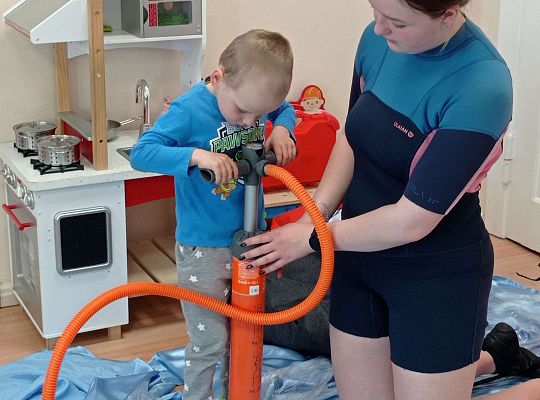 Gr. I i II "Aktywnie spędzamy czas wolny" - spotkanie z Zuzanną Gołębiewską członkinią Łebskiego Klubu Żeglarskiego